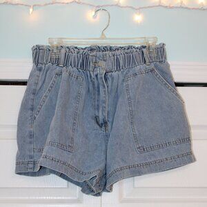 Light Blue Denim Shorts - Never Worn